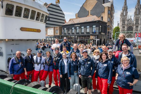 Rode Broeken op Amandine